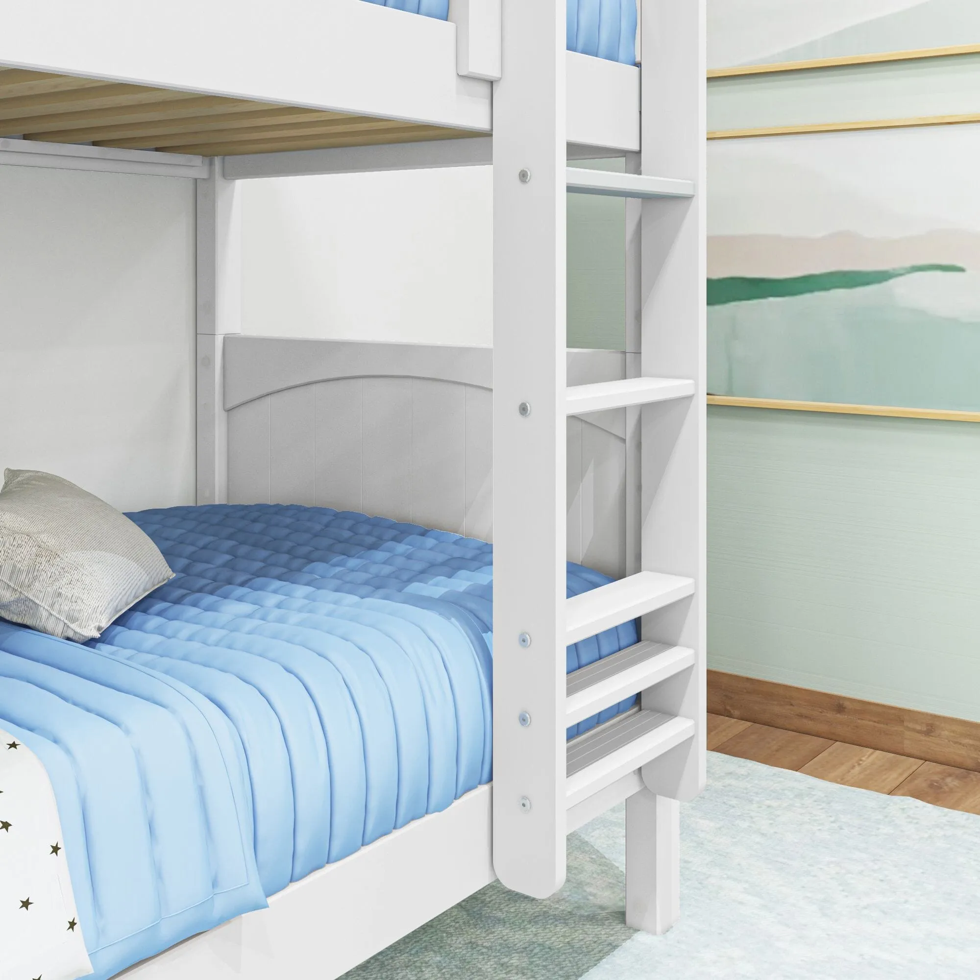 Twin Medium Bunk Bed with Ladder