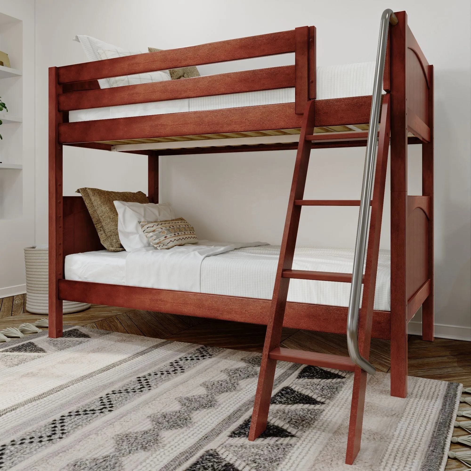 Twin XL Medium Bunk Bed with Ladder