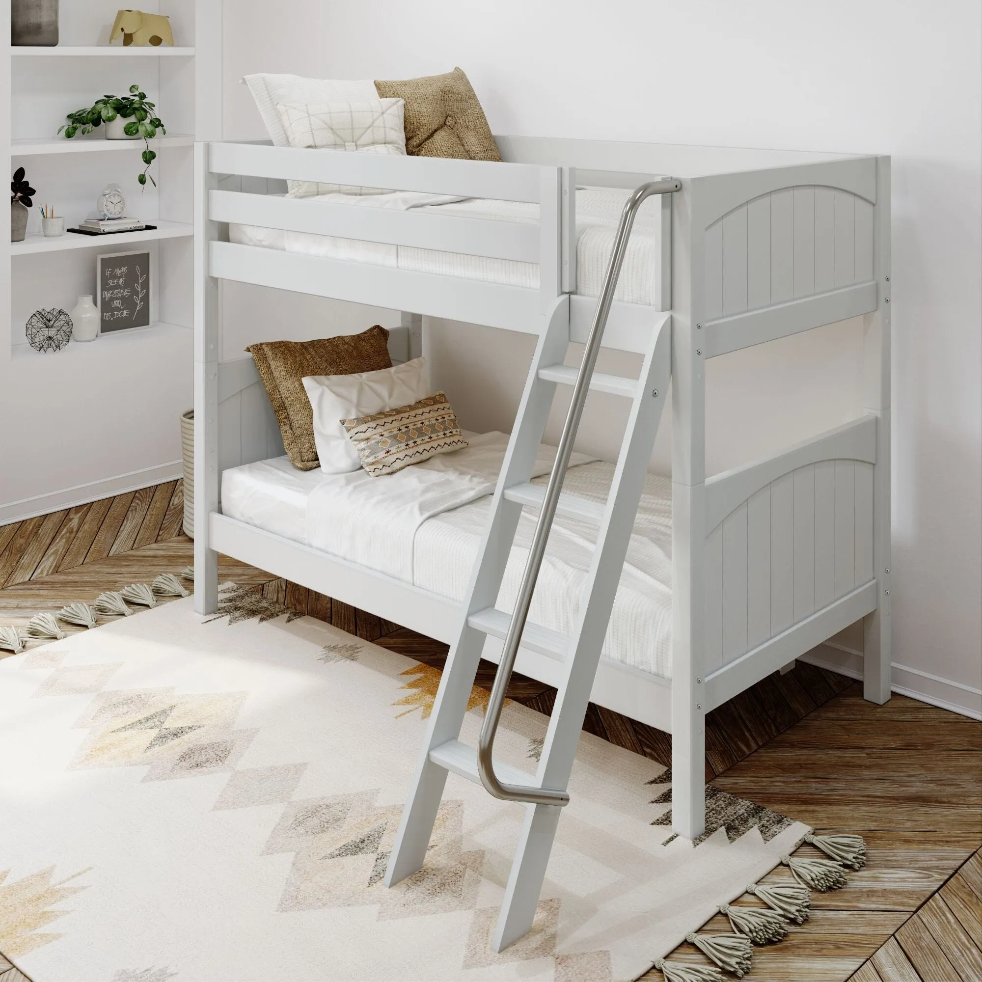 Twin XL Medium Bunk Bed with Ladder