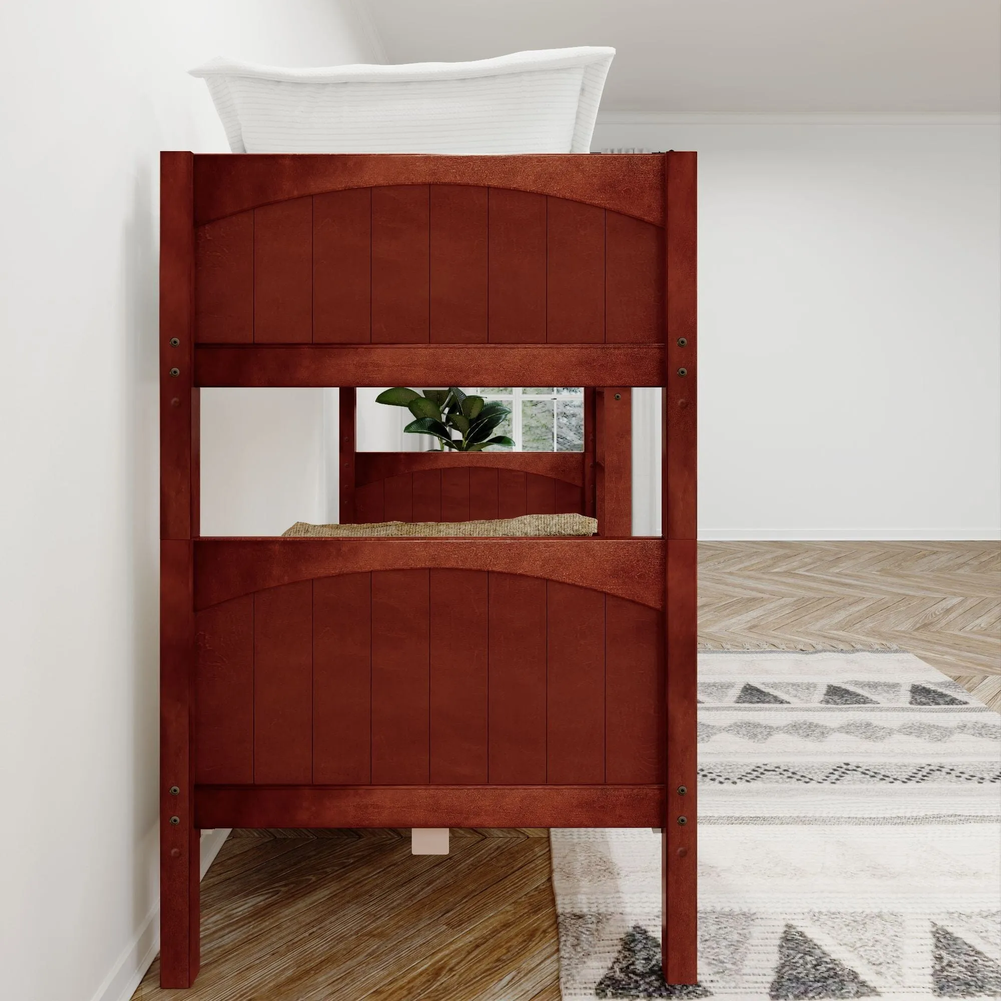 Twin XL Medium Bunk Bed with Ladder