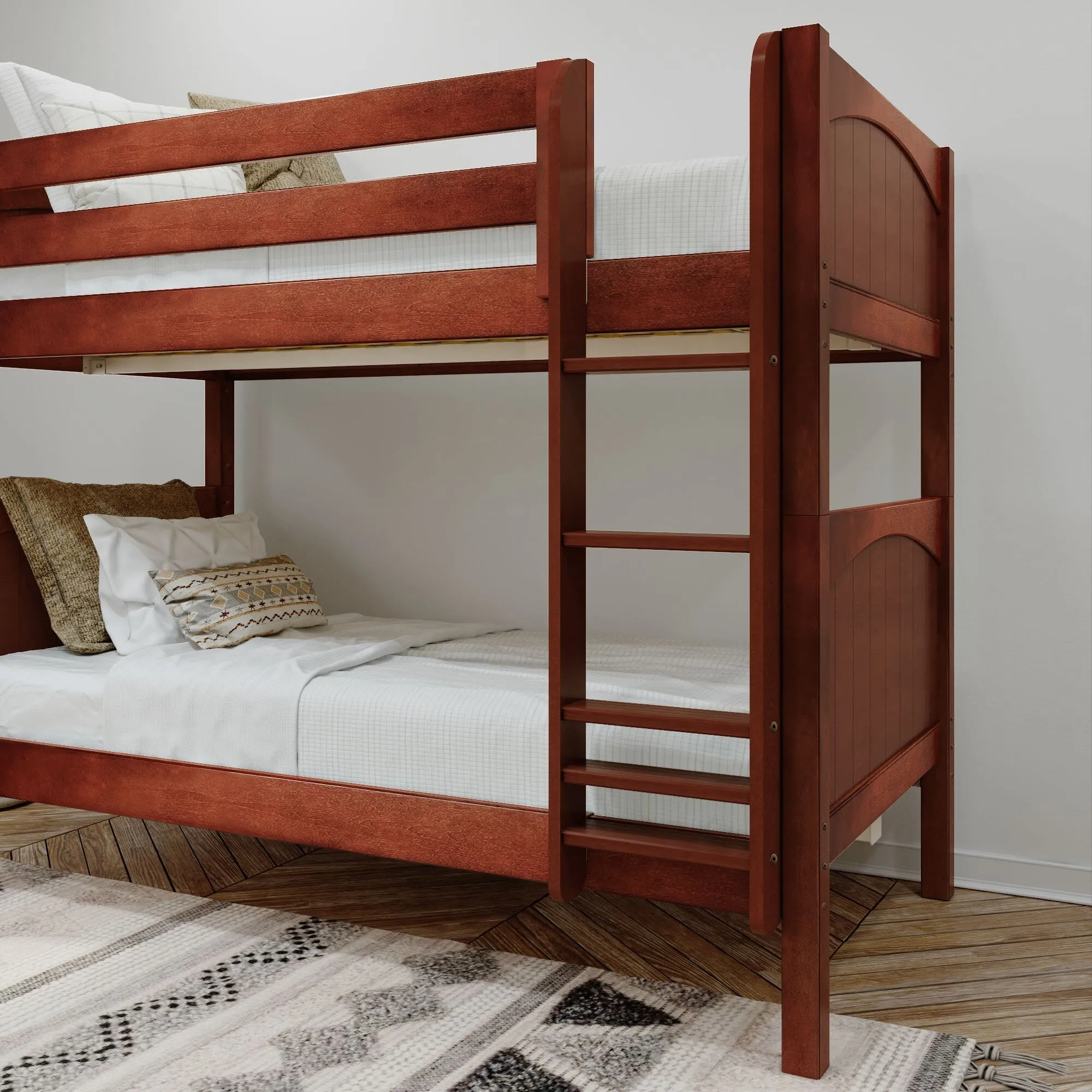 Twin XL Medium Bunk Bed with Ladder