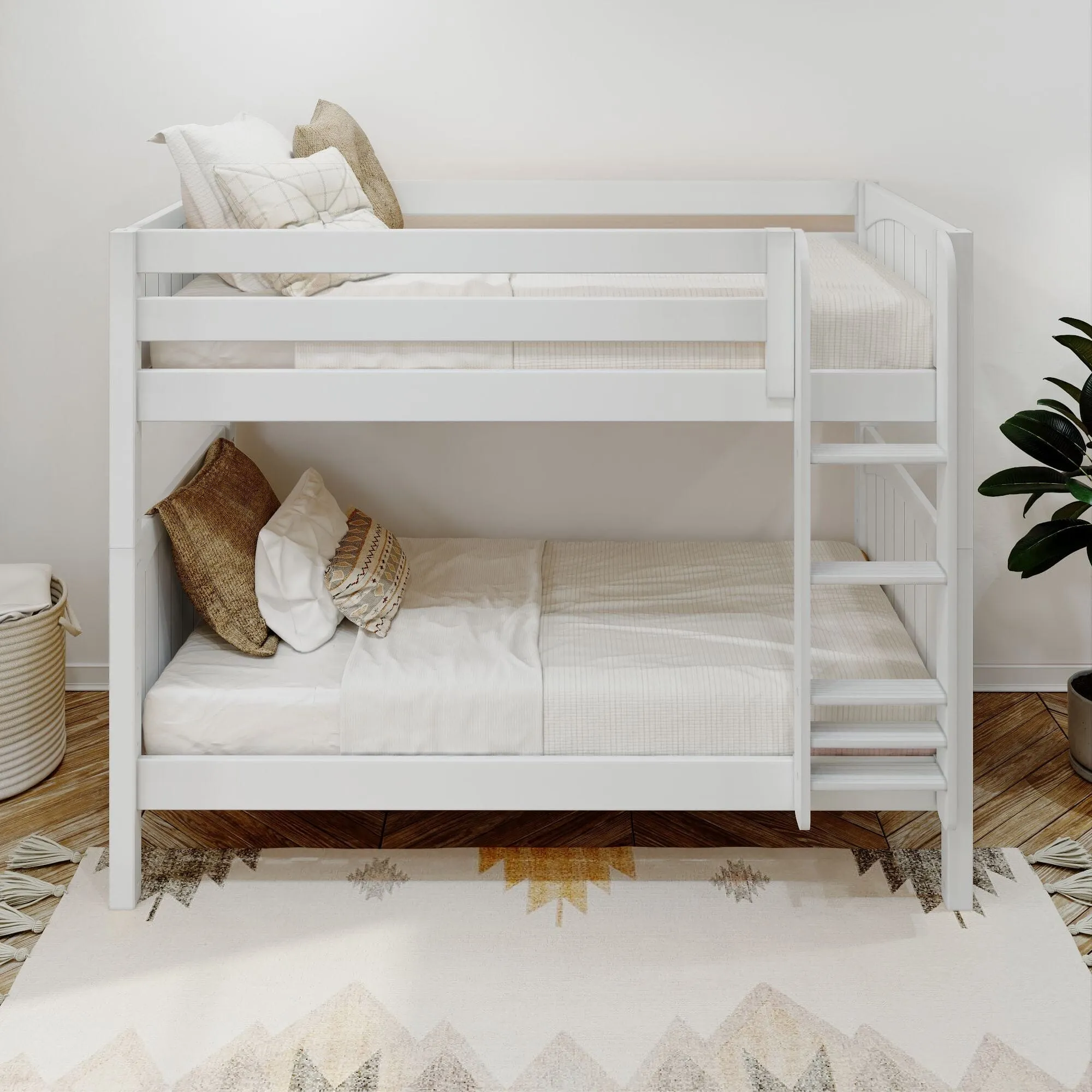 Twin XL Medium Bunk Bed with Ladder