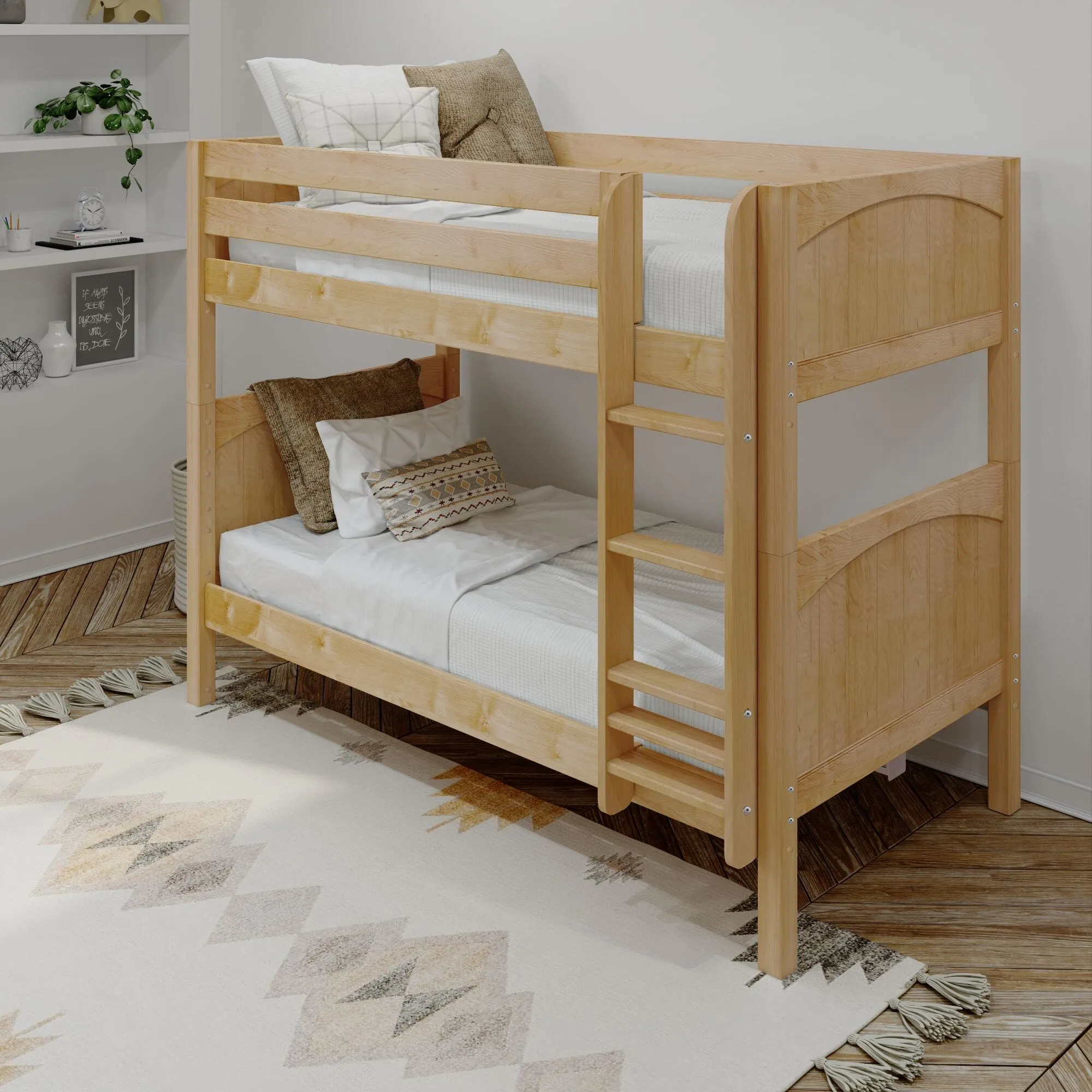 Twin XL Medium Bunk Bed with Ladder