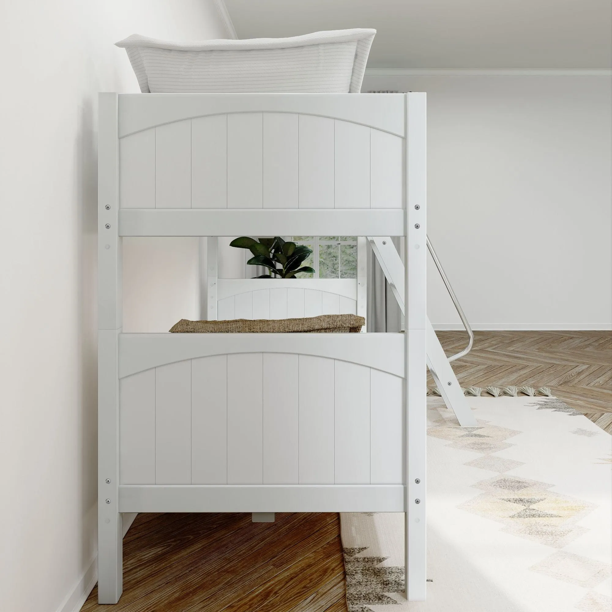 Twin XL Medium Bunk Bed with Ladder