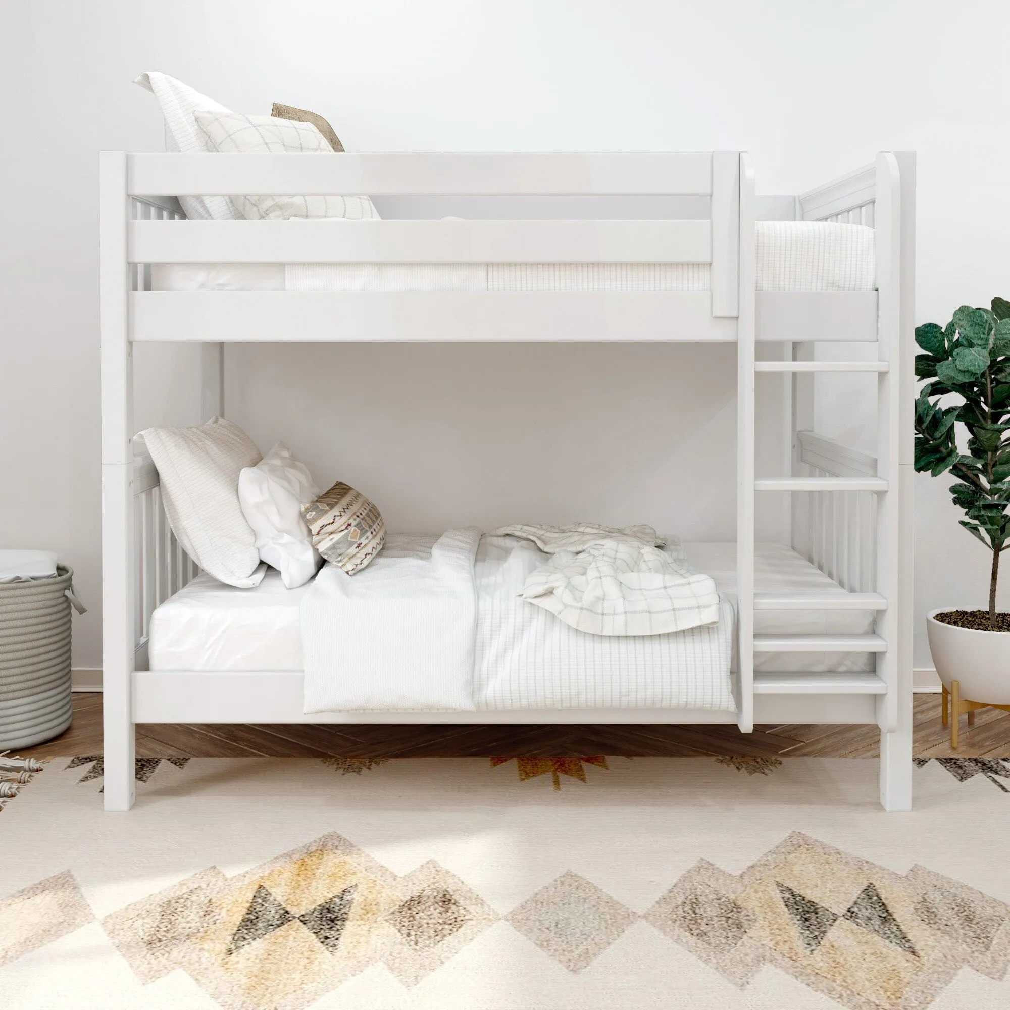 Twin XL Medium Bunk Bed with Ladder