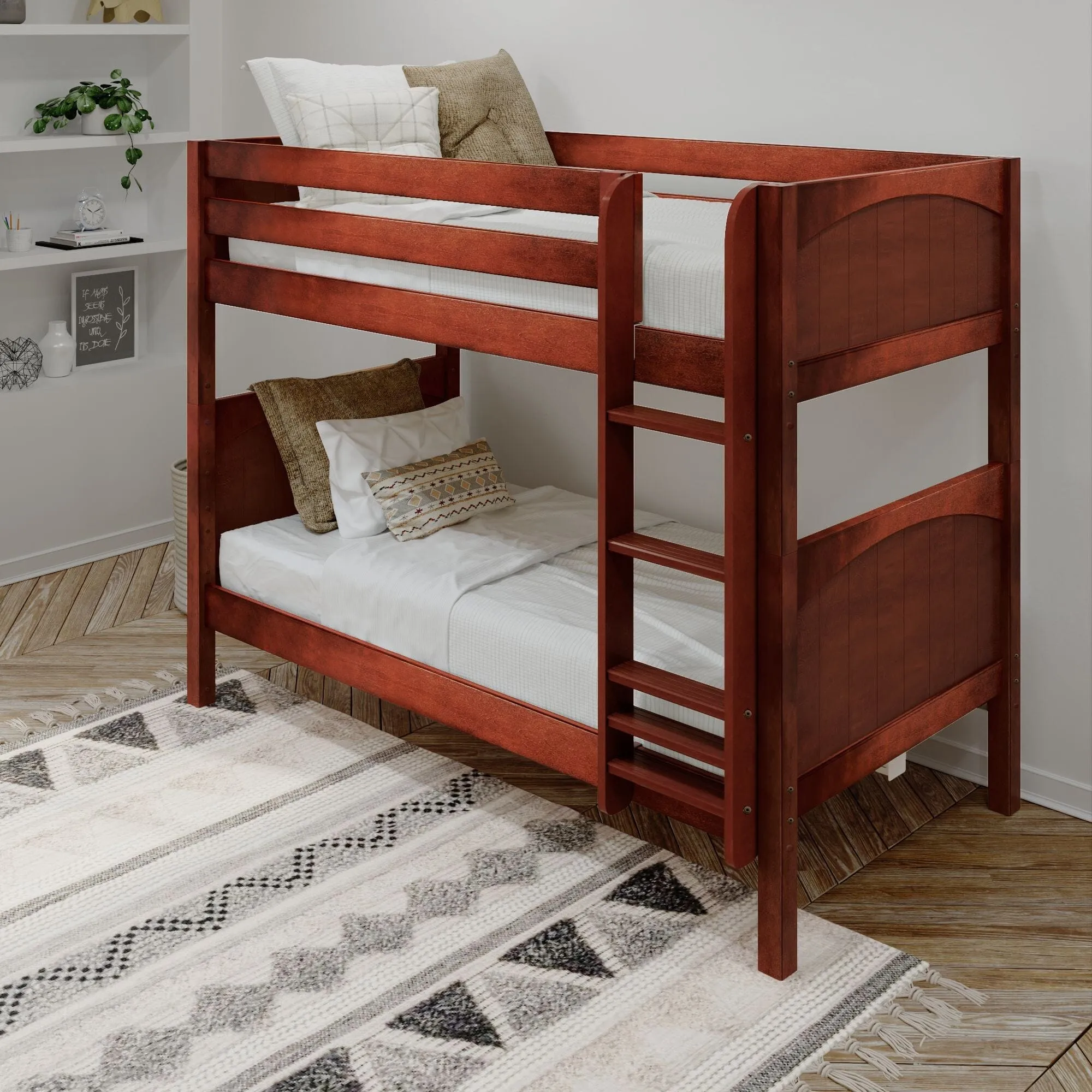 Twin XL Medium Bunk Bed with Ladder