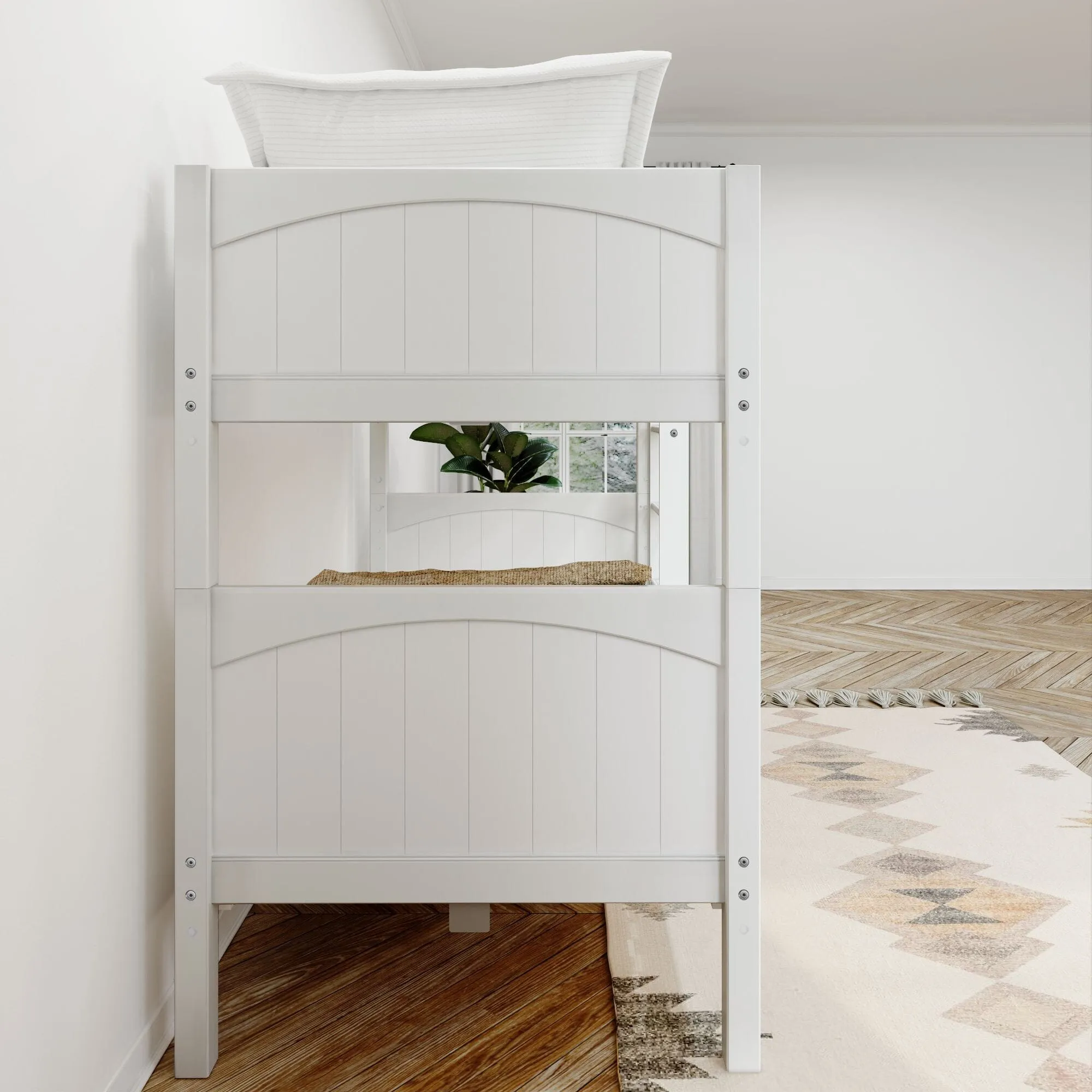 Twin XL Medium Bunk Bed with Ladder