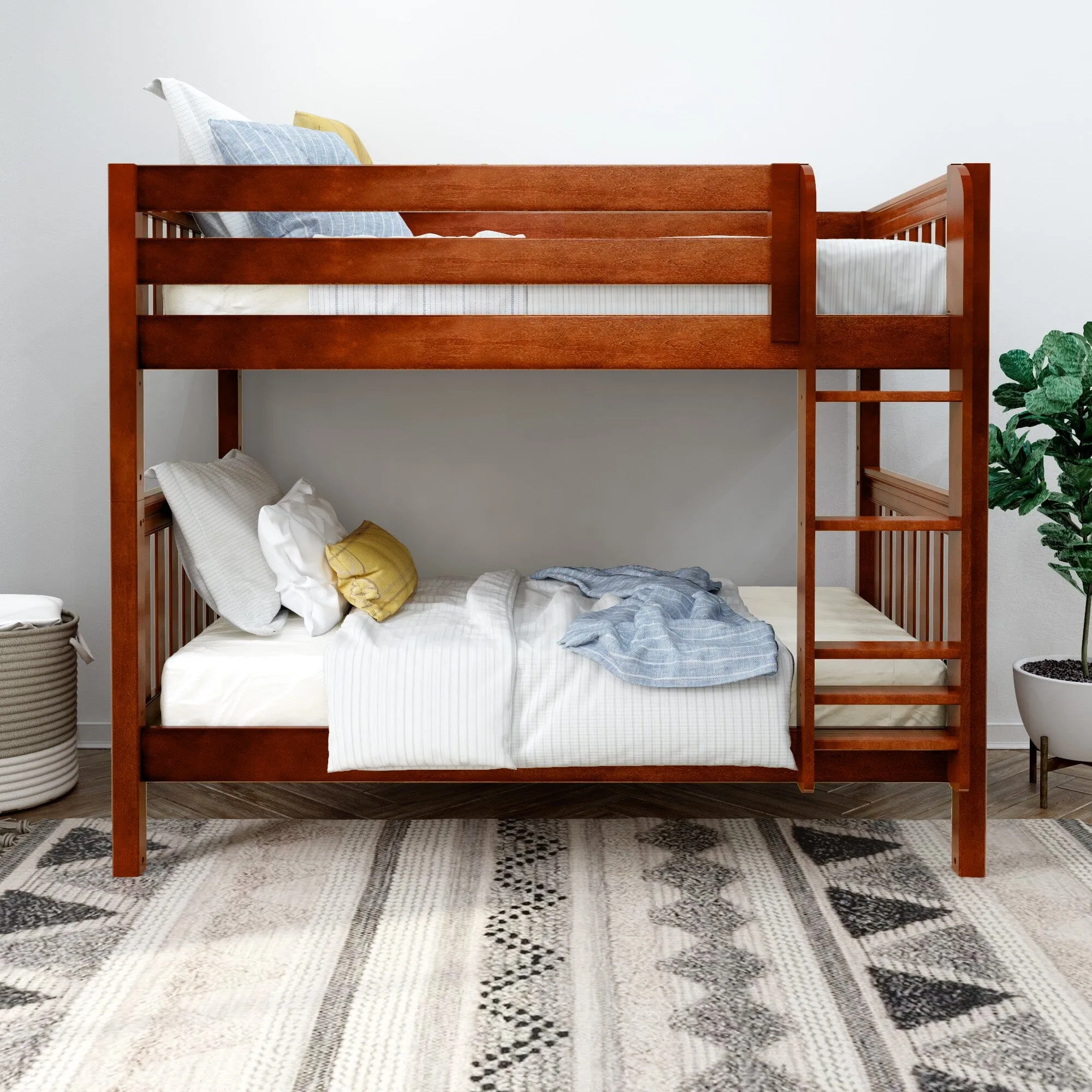 Twin XL Medium Bunk Bed with Ladder