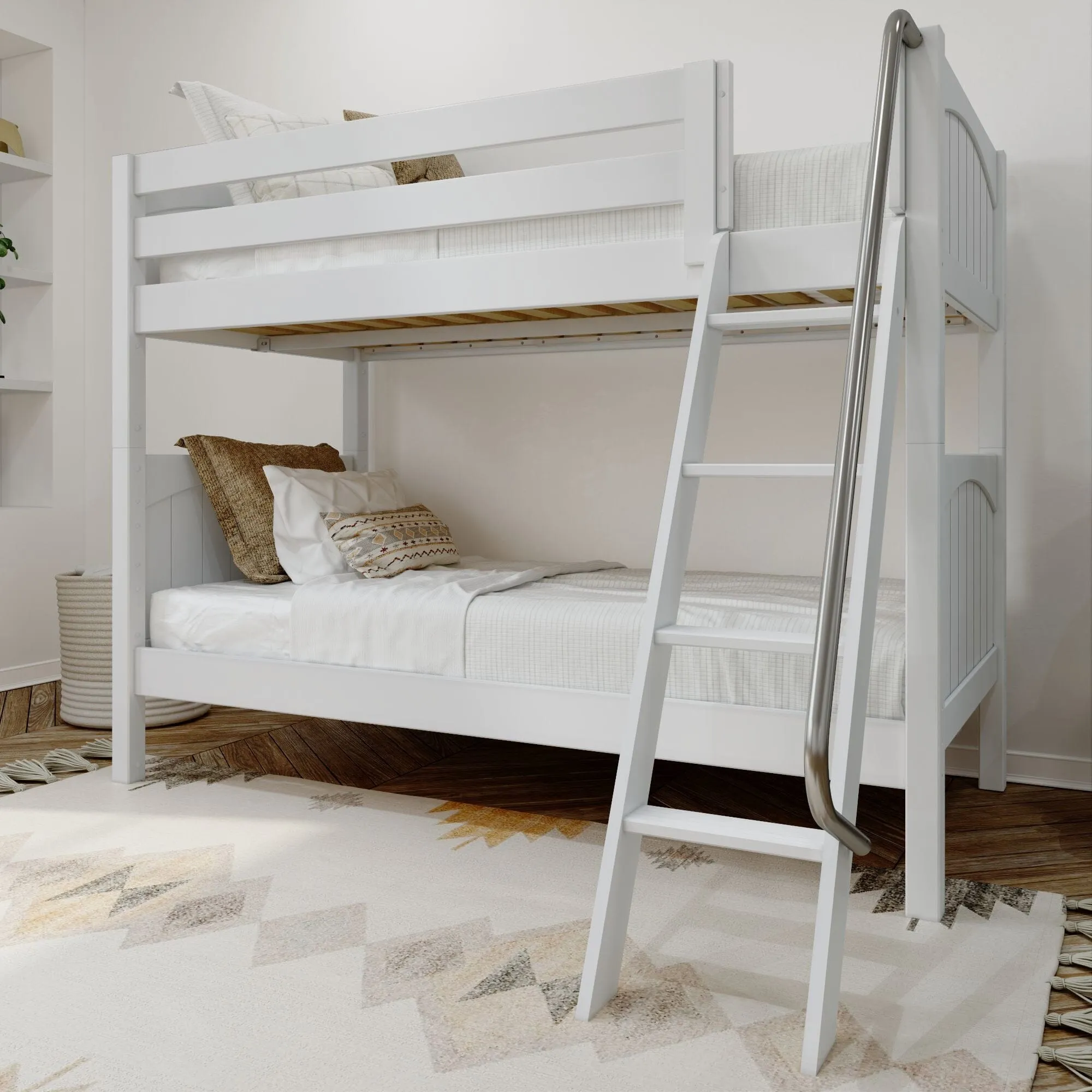 Twin XL Medium Bunk Bed with Ladder