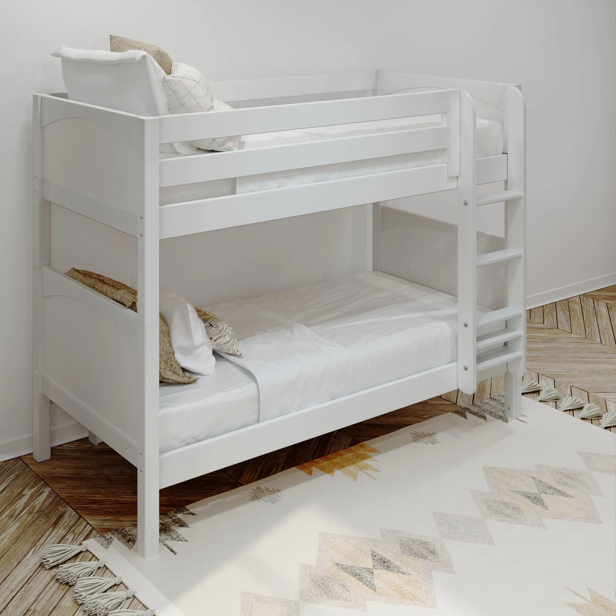 Twin XL Medium Bunk Bed with Ladder