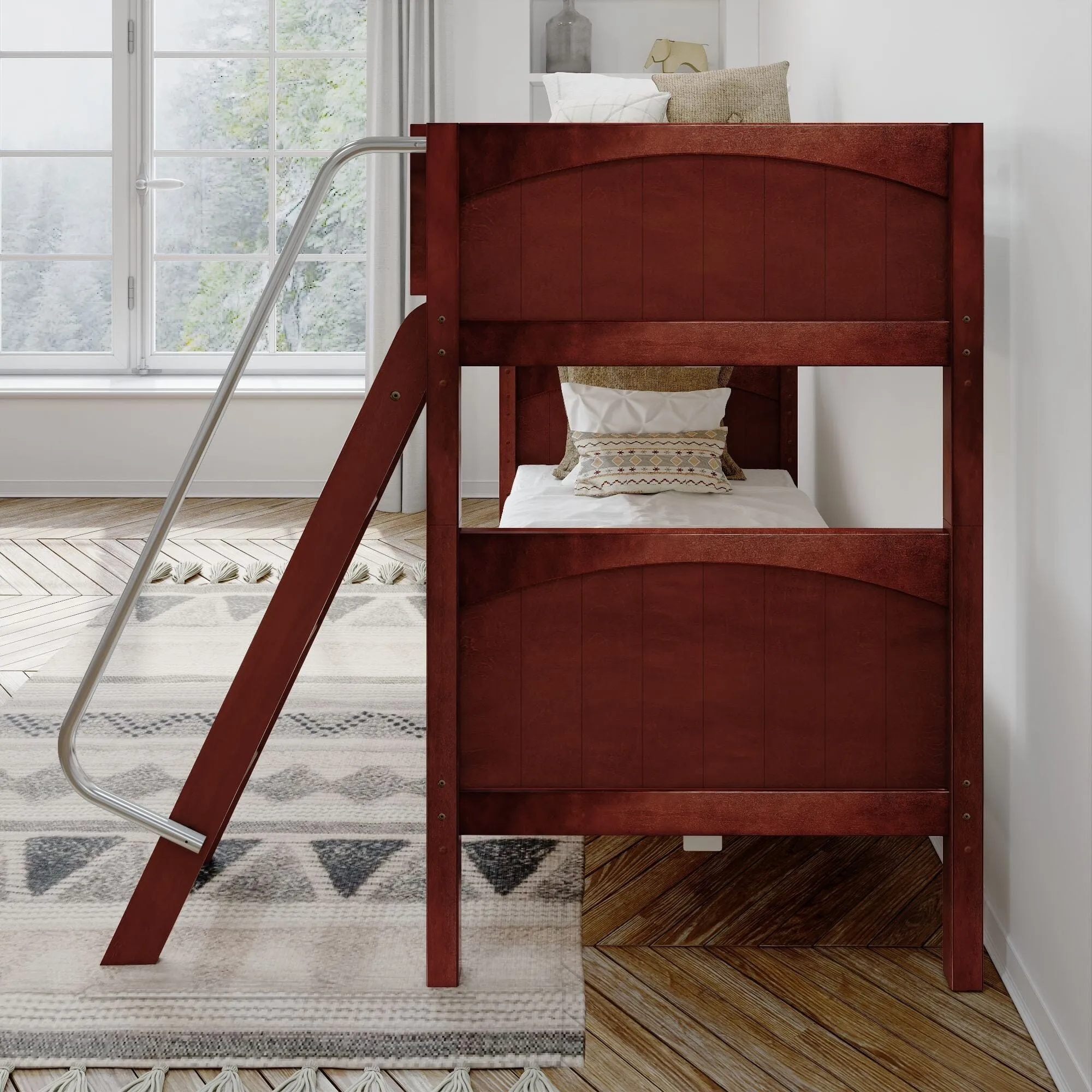 Twin XL Medium Bunk Bed with Ladder